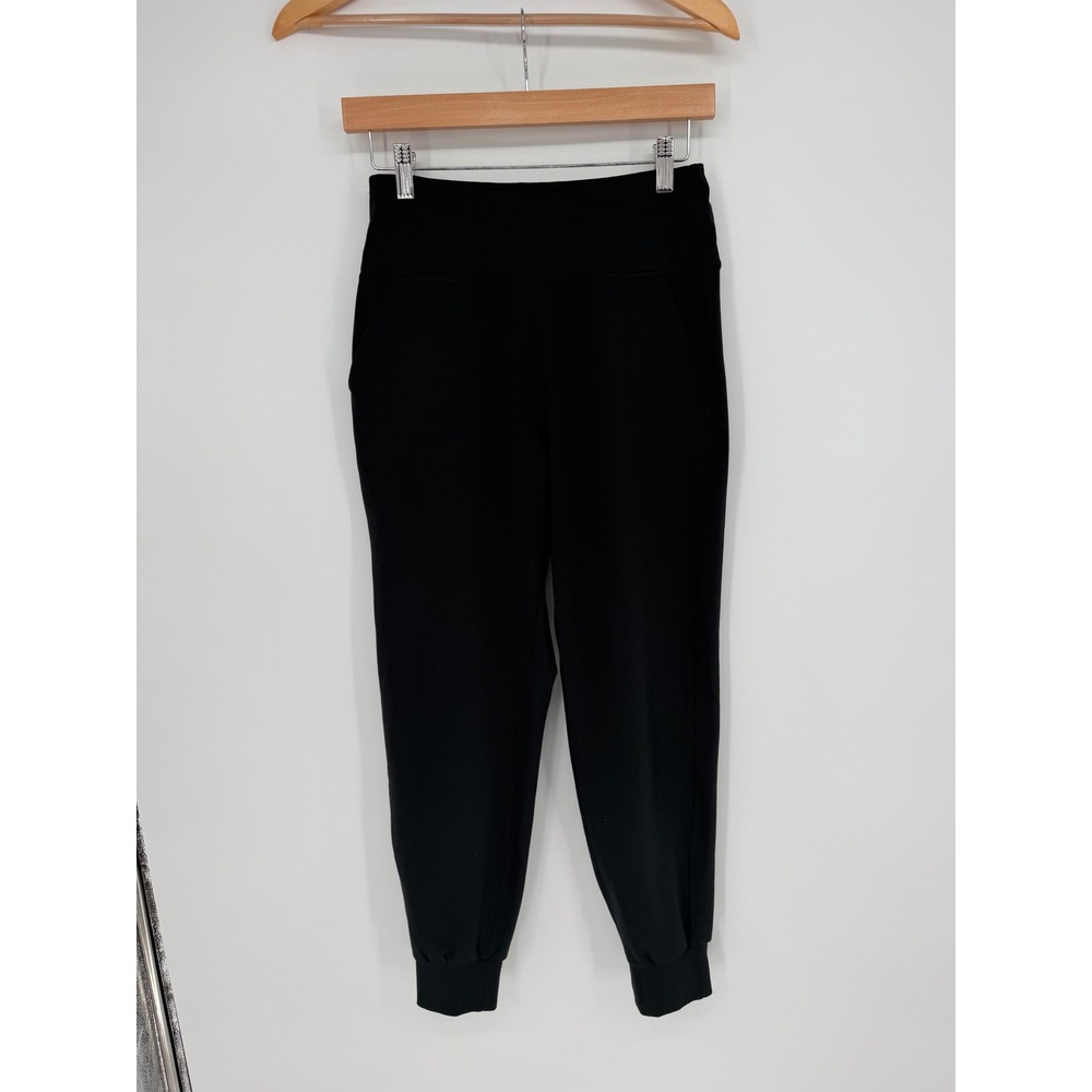 Yogalicious Lux Nola Jogger S Black Crossover Waist Athleisure Yoga Pants